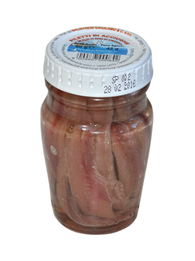 Filetti di Acciughe in olio di semi di girasole 80 g