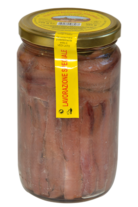 Filetti di acciughe 720 g olio di oliva