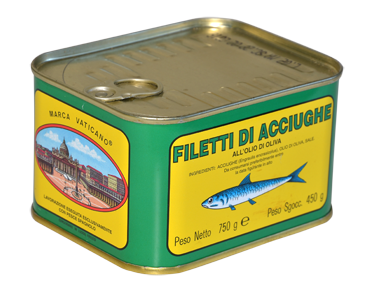 Filetti di acciughe 4/4 in olio di oliva